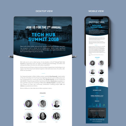 Technology Event Invitation - '2nd Annual Tech Hub' Design by sabby.thur