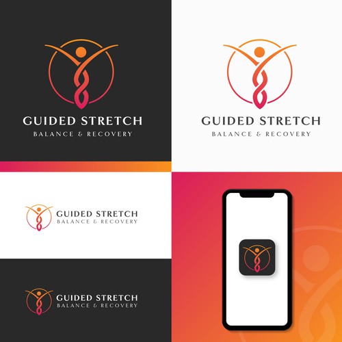Designs | Guided Stretch | Logo design contest