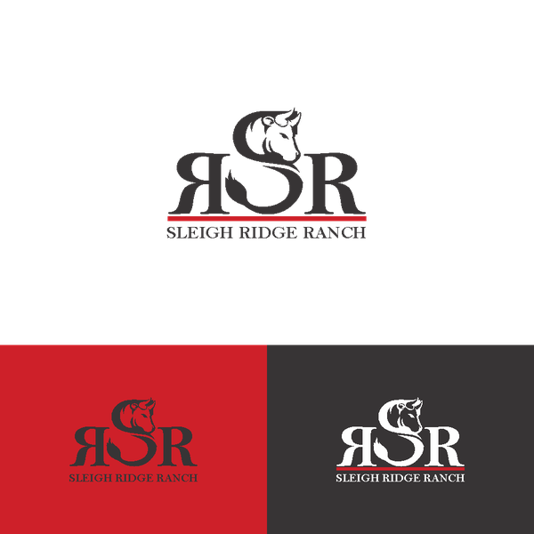 bold logo for bull ranch