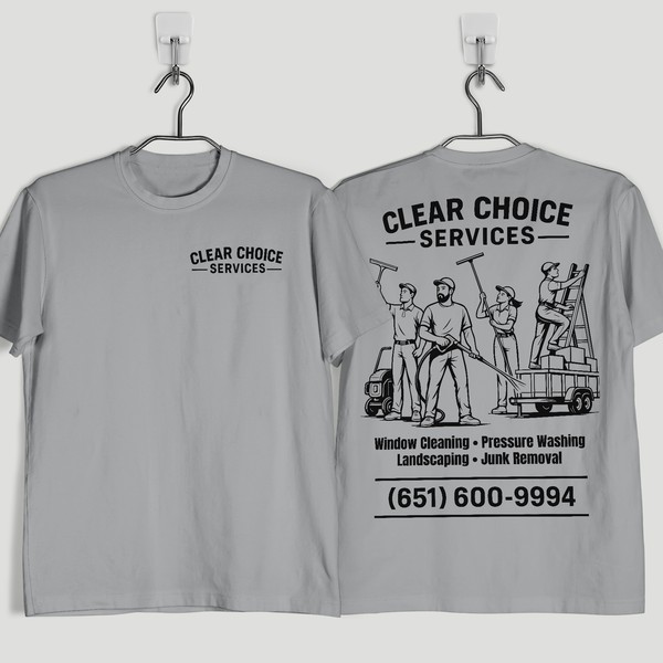 Illustrated Workwear T-shirt Design