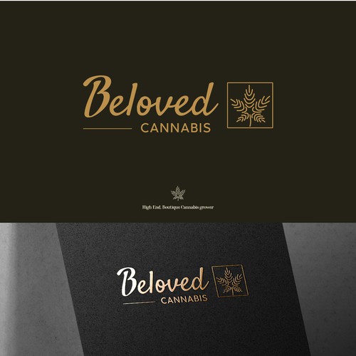 Boutique Cannabis Grower logo in Newly Legalized State Design by e&po