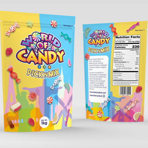 Design a clean yet fun and upscale packaging for a hard candy product, Product packaging contest