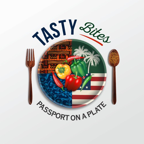 Design a Bold, Soulful Logo for Tasty Bites – Caribbean Meets Southern Comfort Design by Junebug