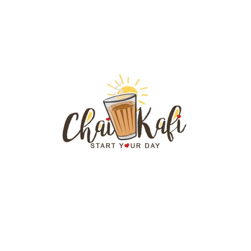 Design a creative logo for a company catering Indian chai (incorporate ...