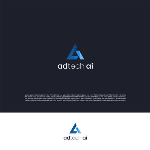 *New* AdTech.AI (or AdTech AI) : Advertising SAAS Company !need an identity! Design by Chansa™