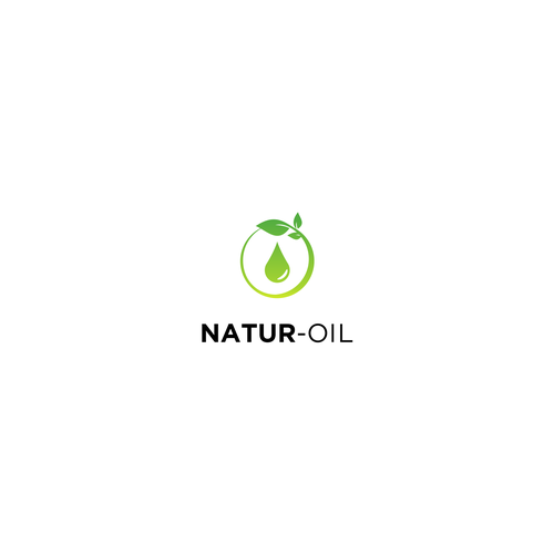 Logo representing bio based oil products. Design réalisé par Matthelm