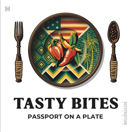 Design a Bold, Soulful Logo for Tasty Bites – Caribbean Meets Southern Comfort Design by Dotstruction Studio