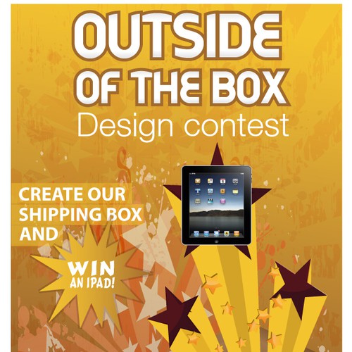 Help us create the Outside of The Box Design Contest for art students for GraduationSource.com  Design by cumabelajar