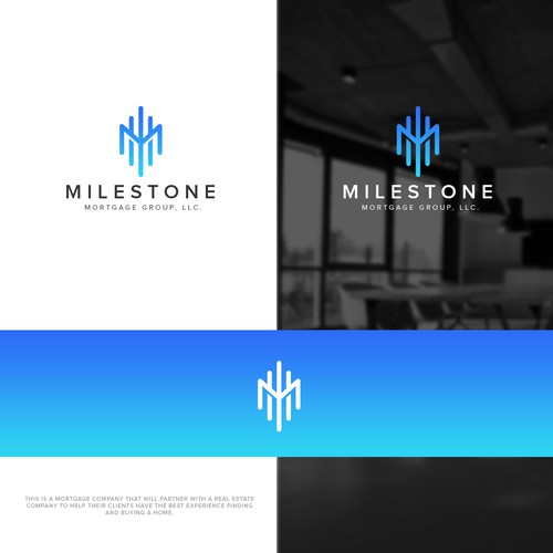 Milestone Mortgage Logo Design by erenalkan