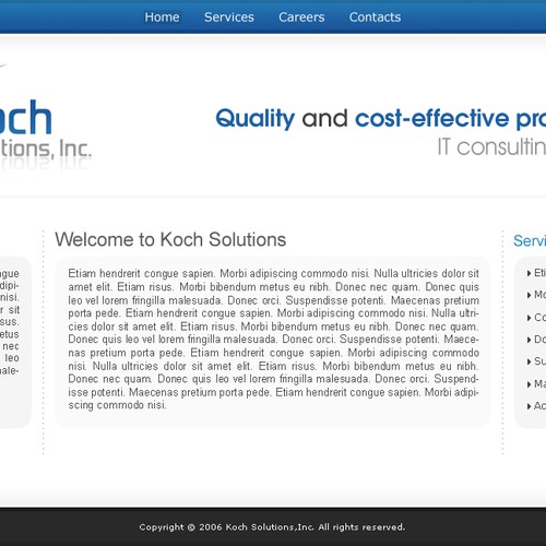 $500.00 Website template (Design only) Design by iii