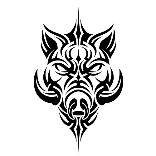 Halp! tribal pig/boar tattoo design needed | Tattoo contest | 99designs