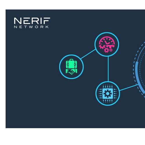 Twitter background design for blockchain project Design by lakshmi.tammisetti99