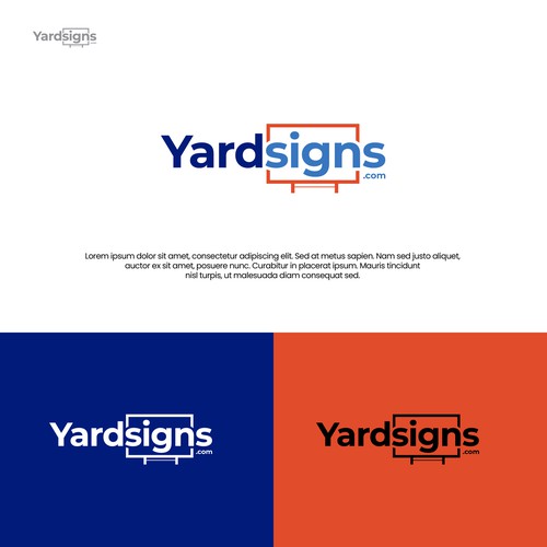 New logo for yardsigns.com Design by 25dzgn