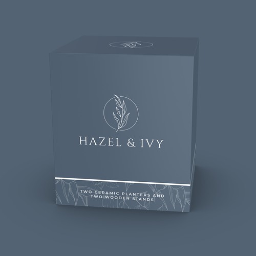 High end mid century modern planter and stand elegant box design Design by Wahdin