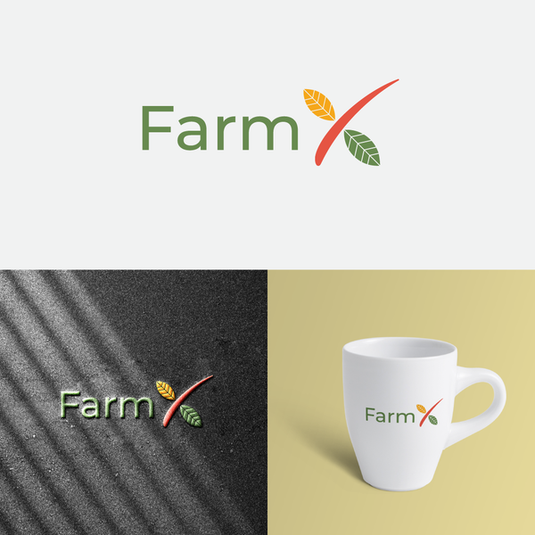 Design by Mifta Chu titled "Logo concept for FarmX"