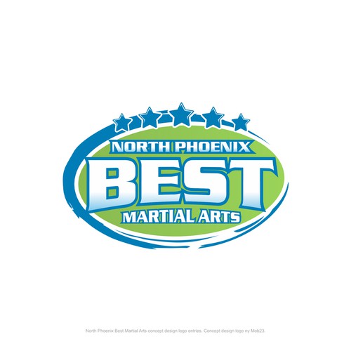 North Phoenix Best Martial Arts school logo-ontwerp door mob23