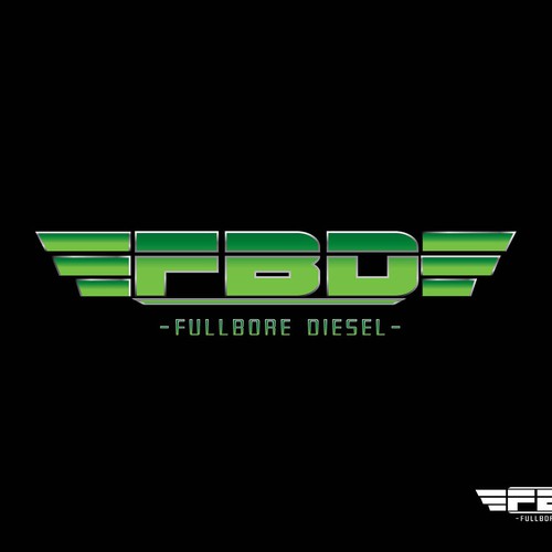 create a eye catching logo for fullbore diesel & fab Design réalisé par meshmew99