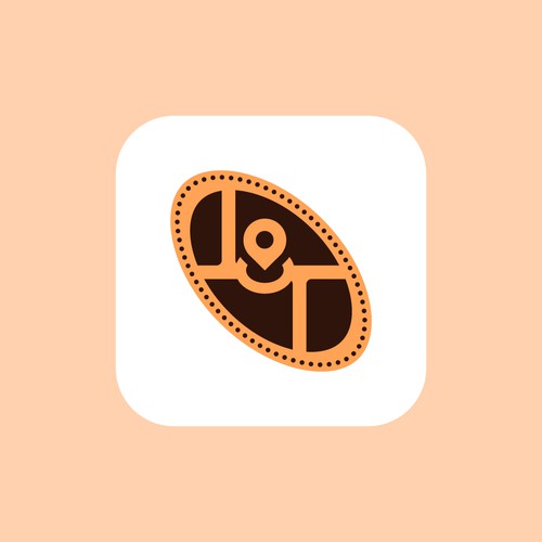Modern iOS app - pressed penny locator app designed for coin collectors Design by V N Y X