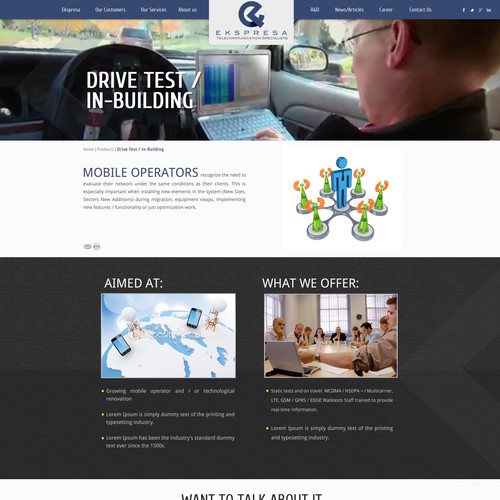 Parallax Website Design Wanted for Ekspresa Diseño de DezignLAB