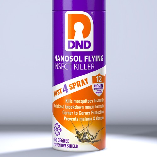 Design a standout label for a Super Effective Insect Killer Spray Design réalisé par P.D.S.