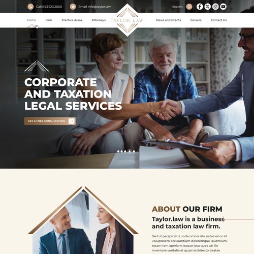 Taylow.Law Website and Software Platform Design by pb⚡️