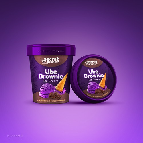 Ice Cream Packaging for Ube Ice Cream Design by marketingmaster