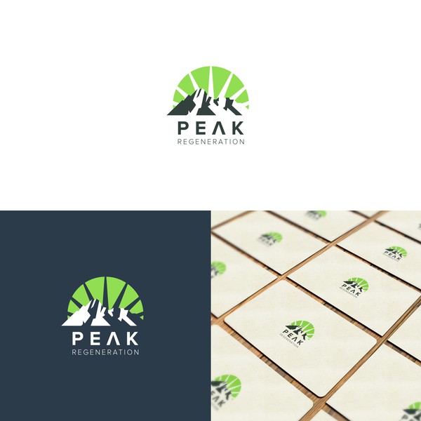 Design by ihsan.pras titled "Logo for PEAK Regeneration"