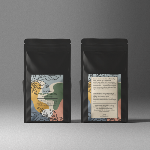 Cascara tea label Design réalisé par just.chaosofart