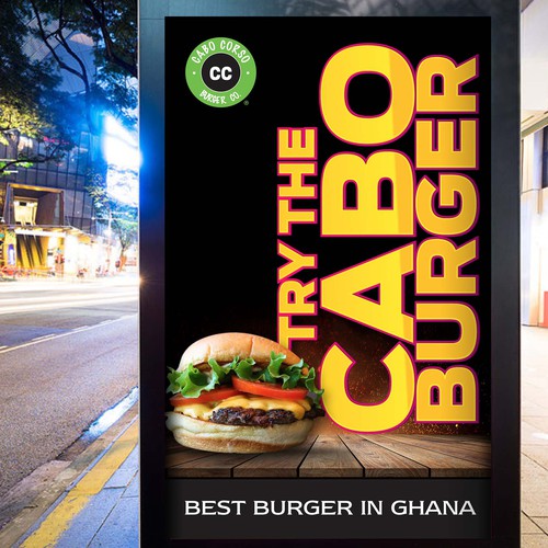 Billboard for Burger Company Design by IDEA Logic✅✅✅✅