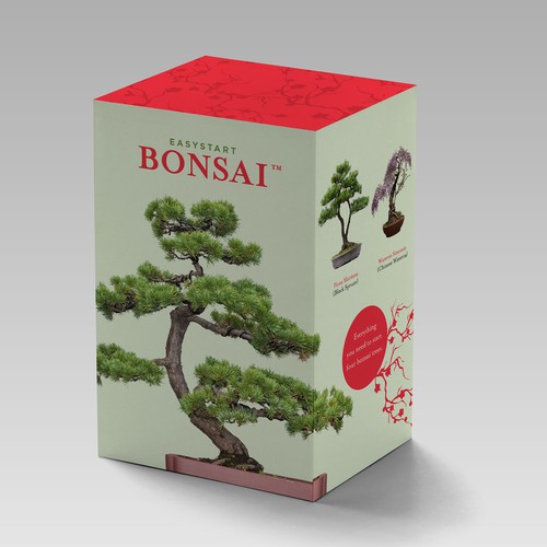 Design Box for a Bonsai Tree Starter Kit Design by Luko