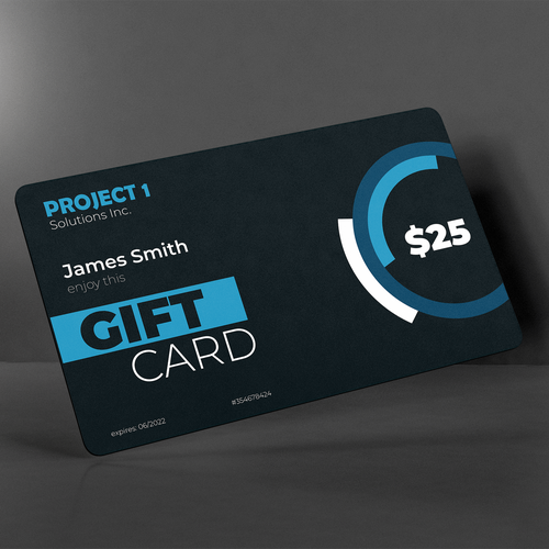 Universal Gift Card (for many merchants) Design by Emily Grace Graphic Design