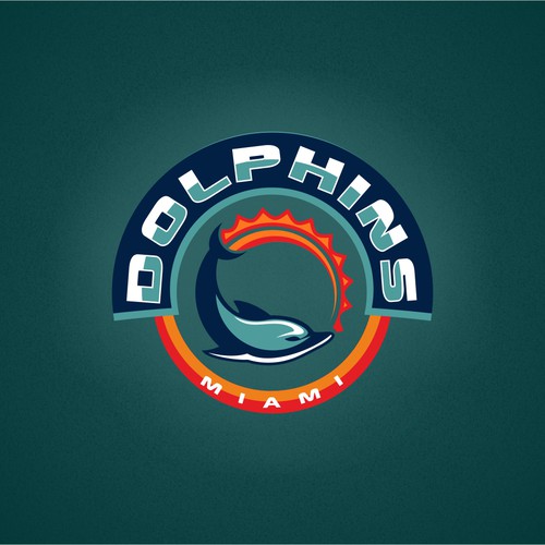 99designs community contest: Help the Miami Dolphins NFL team re-design its logo! Design réalisé par Toni Zufic