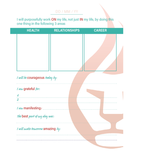 Custom Journal Page Design by Sigrid Wilson