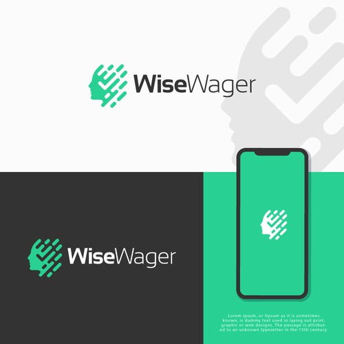 Design a logo for data-driven AI that predicts sports outcomes to make smarter bets Design von bigmind