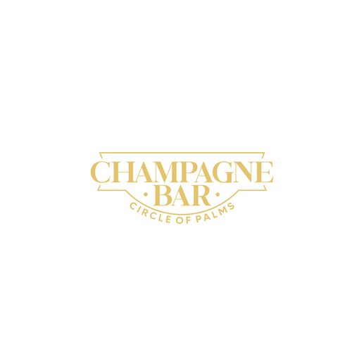 Luxury and modern Champagne Bar logo-ontwerp door Dee29ers