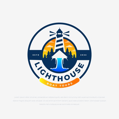 Lighthouse Boat Tours-ontwerp door harrysvellas