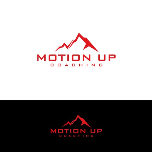 Motion Up / Mountain Sports Coaching logo Design by AjiCahyaF