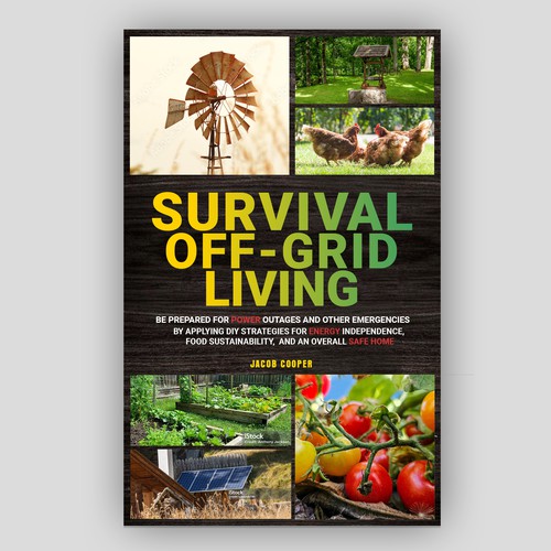 Book Cover for Off-Grid Survival Projects Design by Inwalker