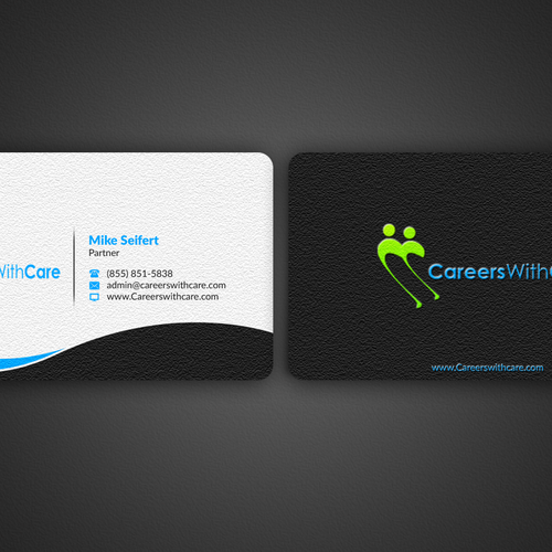 Hire Me business cards Design by Nuhan Enterprise IT