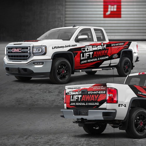 Cool Truck Wrap for Junk Removal Business Design by J0taeMe_