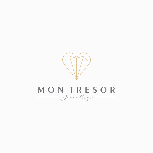 Unique Jewellery brand logo design Design by DS99