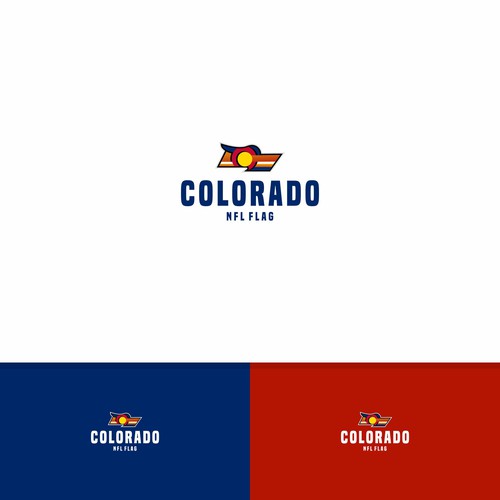 Colorado NFL Flag Logo Design by luckysan