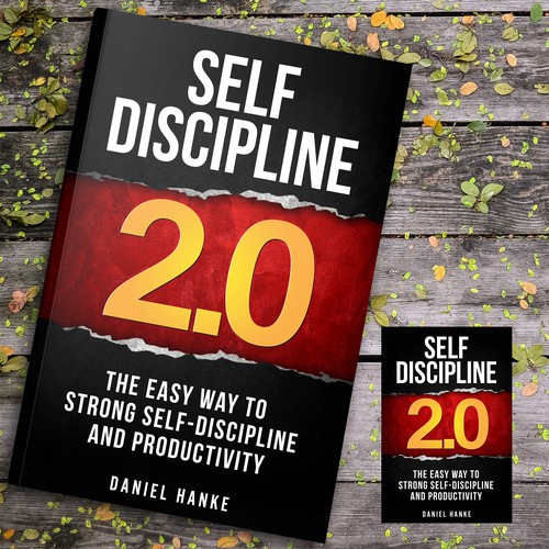 Book cover for a book about SELF-DISCIPLINE Design by Yesna99