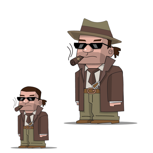 Mafia Cartoon Character for NFT Design by Sukach