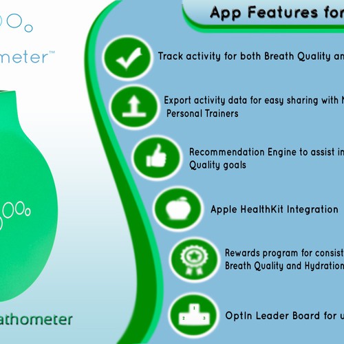 4 HOUR CONTEST - Mint by Breathometer - Indiegogo campaign banner design! Design by hama89