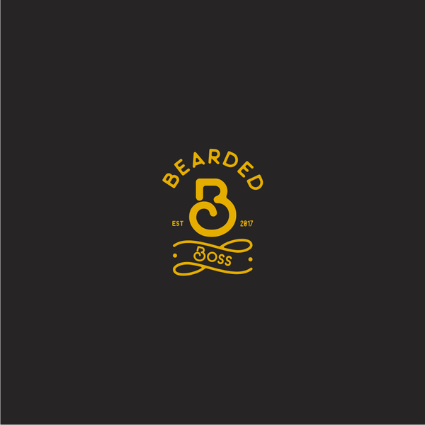 Design by pe'ns titled "Vintage/Luxurious Eye-Catching logo for BeardedBoss"