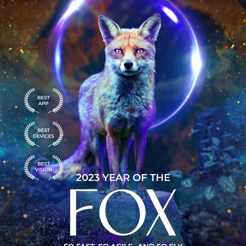 Life360 2023 Year of the Fox Poster Design by SudevVp