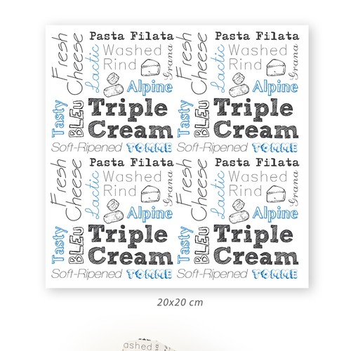 Create a cheese shop paper design Design by ruddyncang