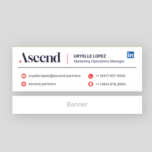 Design di Ascend Partners New Branded Email Signature di Ganesh Anvekar