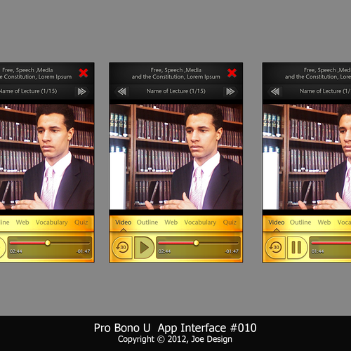 App Design: Legal Education Design by Joekirei